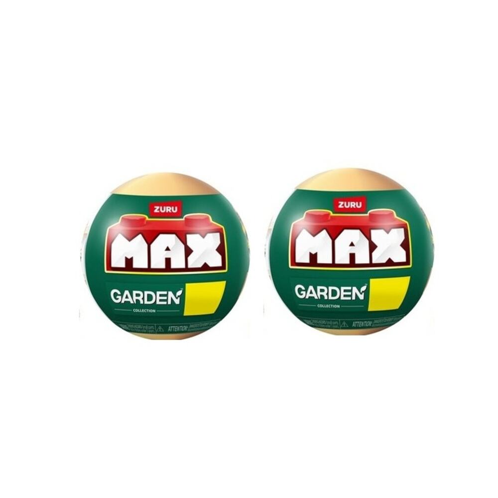2 Pack Zuru Max Garden Collection Surprise Toy Figure Up to 233 Pieces